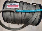 Universal Heat Shield Sleeve Slip On Spark Plug Wire Insulator - Titanium fiberglass