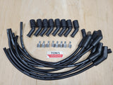 16" MOROSO Ultra 40 Race 8.65mm LSX LS1 LT Universal Unassembled Custom Spark Plug Boots wires