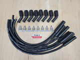 16" MOROSO Ultra 40 Race 8.65mm LSX LS1 LT Universal Unassembled Custom Spark Plug Boots wires