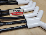 Ton's 9" 10mm Ceramic Sleeved Hi Temp Spark Plug Wire Set GM gen 4 LS3/LS4/LS7 engines