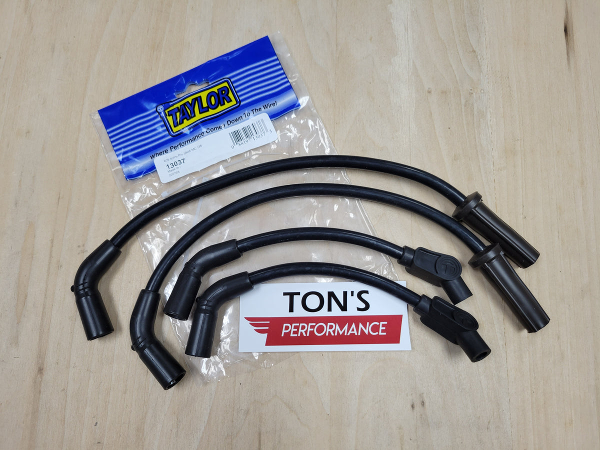Ton's Performance Hot Lime Green 10mm Spark Plug Wires For Harley M8 Road King Glide 2017-2023