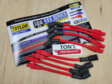 Taylor Spark Plug Wire Set 409 Pro Race 10.4mm 180 for Chevy LS Cars