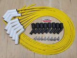 Ton's Spark Plug Wires White CERAMIC BOOT UNIVERSAL LS / LT Chevy GM 4.8L 5.3L 6.0L