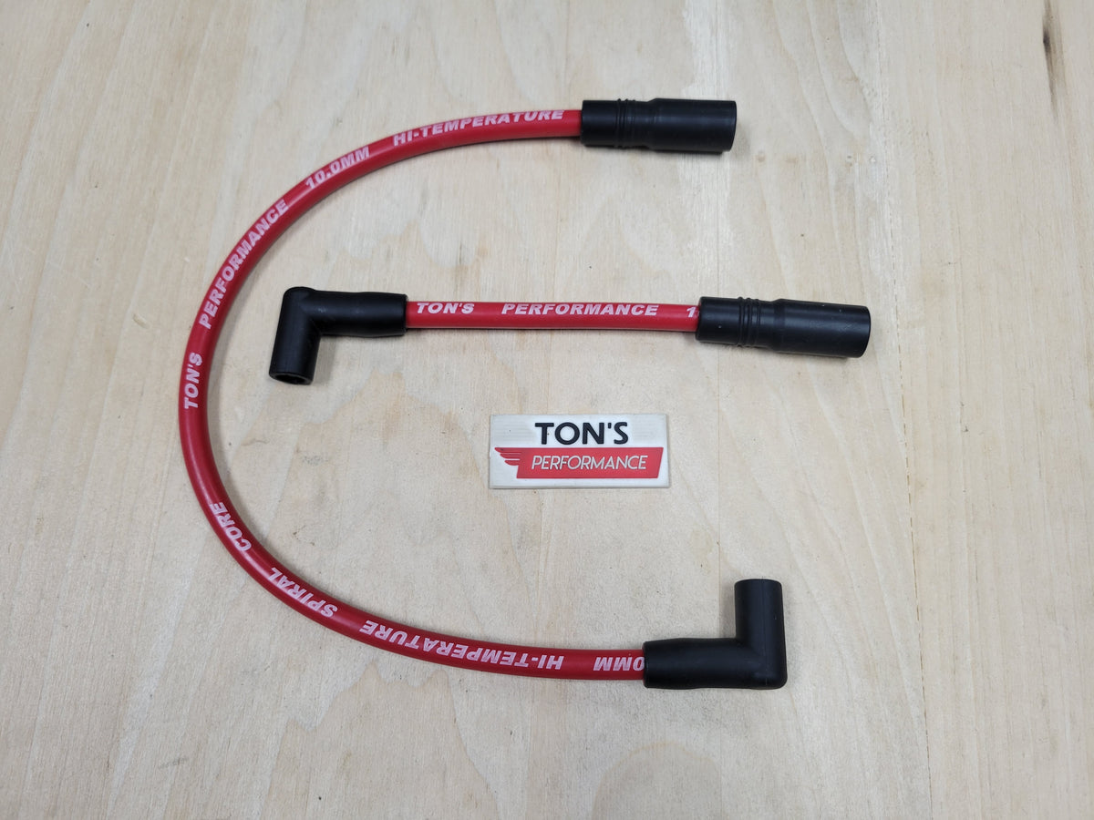 Ton's 10mm Spark Plug Wires Harley Dyna Softail 1999 2017 / PAIR O