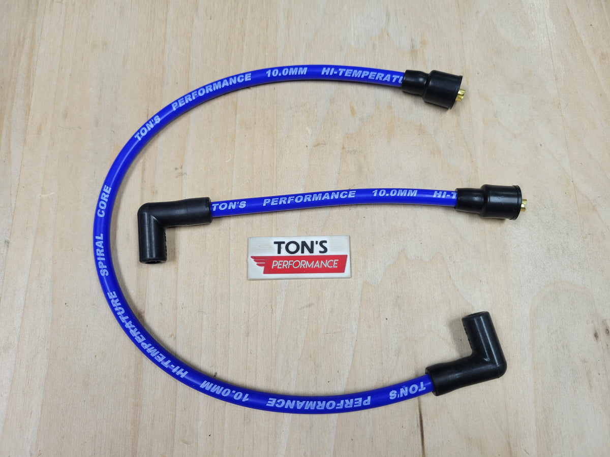 Ton's 10mm Spark Plug Wires Harley Dyna Softail 1986 1998 / PAIR O