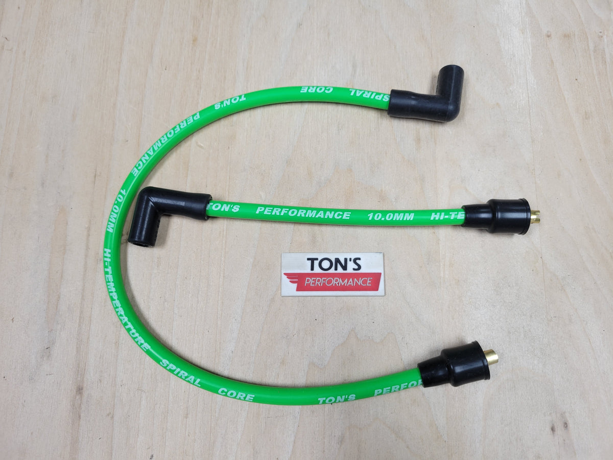 Ton's 10mm Spark Plug Wires Harley Dyna Softail 1986 1998 / PAIR O