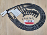 Ton's Spark Plug Wires White CERAMIC BOOT UNIVERSAL LS / LT Chevy GM 4.8L 5.3L 6.0L