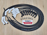 Ton's Spark Plug Wires White CERAMIC BOOT UNIVERSAL LS / LT Chevy GM 4.8L 5.3L 6.0L