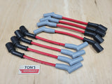 8mm LS GM Gen 4 LS3 LS4 LS7 spark plug wires with bendable spark plug terminal