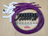 Ton's Spark Plug Wires White CERAMIC BOOT UNIVERSAL LS / LT Chevy GM 4.8L 5.3L 6.0L