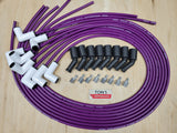 Ton's Spark Plug Wires White CERAMIC BOOT UNIVERSAL LS / LT Chevy GM 4.8L 5.3L 6.0L