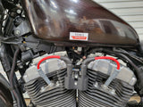 Harley Sportster 2007+ Encendido MSD / PAR DE CABLES CORTOS PARA BOBINA REUBICADA