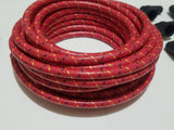 Universal DIY 8mm Suppression Core Cloth Braided Spark Plug Wire kit for V8 Points/HEI