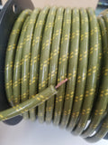 Universal DIY 7mm Copper Core Cloth Braided Spark Plug Wire kit for V8 Points/HEI