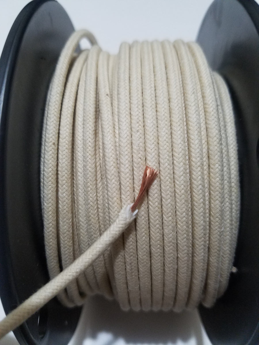 18 Gauge Cloth Braided Primary Wire [Sold By The Foot