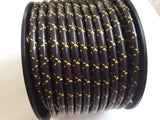 Universal DIY 7mm Copper Core Cloth Braided Spark Plug Wire kit for V8 Points/HEI