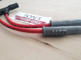 Harley Sportster 2007+ Encendido MSD / PAR DE CABLES CORTOS PARA BOBINA REUBICADA