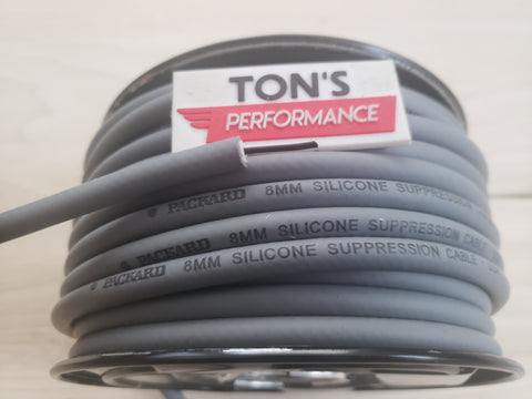 8mm Gray Packard Suppression Cable [Sold By The Foot]