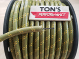 Universal DIY 8mm Suppression Core Cloth Braided Spark Plug Wire kit for V8 Points/HEI