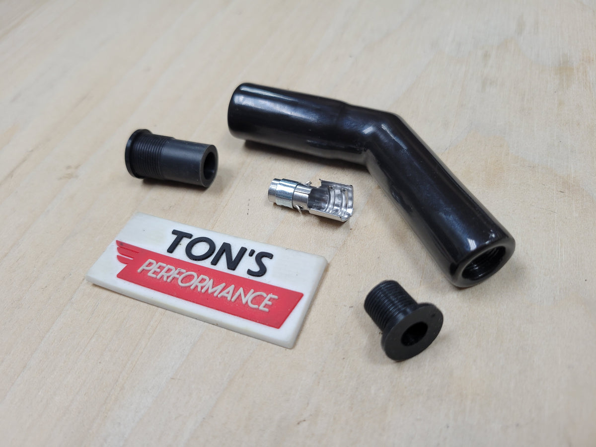 Ton's Performance 8mm Ceramic Spark Plug Wire Kit - HEI, High Temp Silicone, V8 (Ford/Chevy)