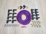 Ton's Performance Universal DIY 8mm Suppression Core Spark Plug Wire kit for V8 Points/HEI