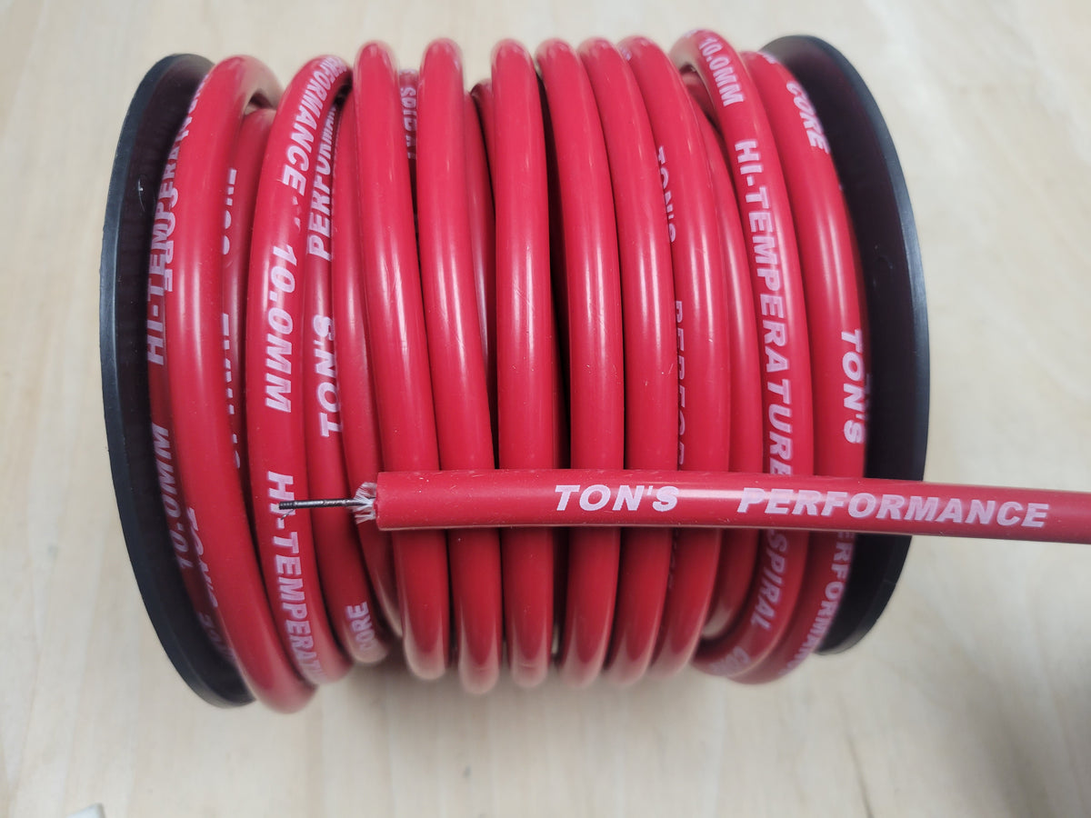 Ton's Performance 10mm Red Spark Plug Wires For 2008+ Victory Motorcycles - Foto 10
