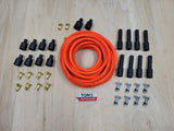 Ton's Performance Universal DIY 8mm Suppression Core Spark Plug Wire kit for V8 Points/HEI