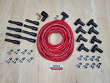 Ton's Performance Universal DIY 8mm Suppression Core Spark Plug Wire kit for V8 Points/HEI