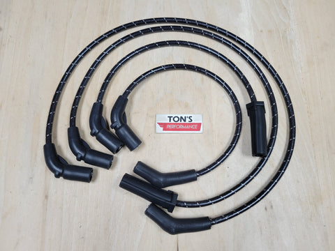 TWISTED 12mm GREY SPARK PLUG WIRES HARLEY Electra Glide Road King Tour 85 98 Fits Harley Davidson TWISTED 12mm GREY SPARK PLUG WIRES HARLEY Electra Glide Road King Tour 85 98 Fits Harley Davidson