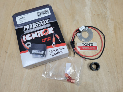 Pertronix Ignition Points-to-Electronic Kit 1847A; Ignitor Bosch 009 for 4 cylinder