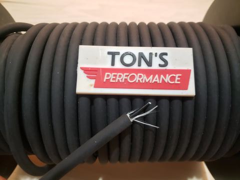 Plain 7mm 500 Ohm Suppression Core Silicone spark plug wire [Sold By The Foot]