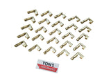 90 degree right angle distributor/coil terminal brass