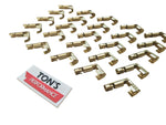 90 degree right angle distributor/coil terminal brass