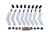 White Ceramic 8mm Spark Plug Boot 45 / 135 Degree angled