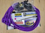 Universal Taylor 8mm Spiro-Pro Ignition Spark Plug Wire kit - Ford / Chevy