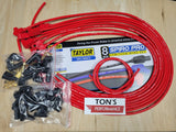 Universal Taylor 8mm Spiro-Pro Ignition Spark Plug Wire kit - Ford / Chevy