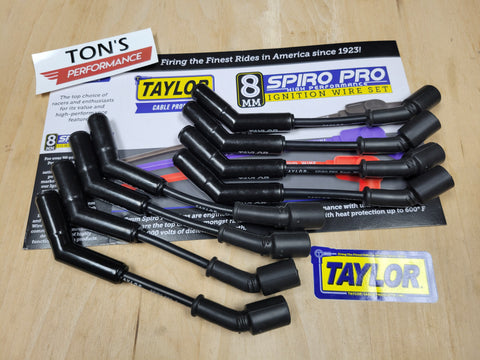 Taylor Ceramic 8mm Spiro Pro GM LS Spark plug wires