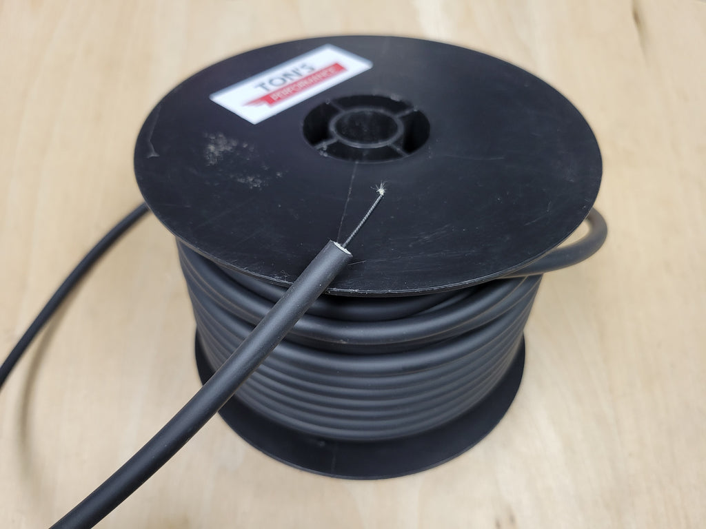 thumbnail image 2 of High Voltage Ignition Wire – 5mm 6mm 7mm Candle Cable – Black – For Car Motorcycle – Sold By The Meter 2 of 5