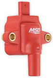 MSD 82838 Ford 7.3L GODZILLA IGNITION COIL, RED, SET OF 8