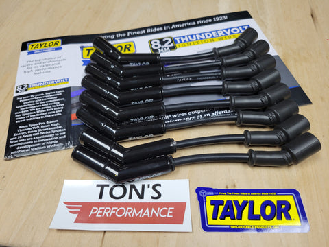 Taylor Ceramic 8.2mm ThunderVolt GM LS Spark plug wires