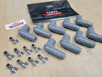 MSD Ignition 8850 Spark Plug Boot And Terminal Set 90 Degree with LOGO , set of 9
