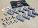 MSD Ignition 8850 Spark Plug Boot And Terminal Set 90 Degree with LOGO , set of 9