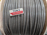 8mm Suppression Core Cloth Braided Spark Plug Wire [Sold By The Foot]