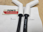 Ton's 10mm Ceramic Titanium Sleeved Spark Plug Wire Set 11" Ford 7.3L GODZILLA 2020+