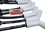 Ton's 9" 10mm Ceramic Sleeved Hi Temp Spark Plug Wire Set GM gen 4 LS3/LS4/LS7 engines