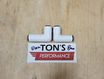 White Ceramic 10mm Spark Plug Boot 90 Degree angled