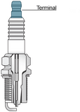 Spark Plug Wire Boot Right Angle 90 Degree For HEI Cap Black