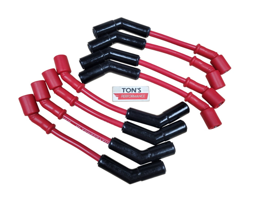 Camaro Spark Plug Wires (Set) - Granatelli Motorsports 8mm Red : LS3 On Camaro Spark Plug Wires (Set) - Granatelli Motorsports 8mm Red : LS3 On