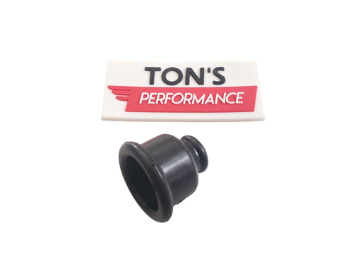 Ignition Coil Wire Socket style Boot Silicone Black 180 Degree 8mm old style bell