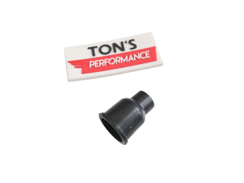 Ignition Wire Distributor Socket style Boot Silicone Black 180 Degree - 8MM